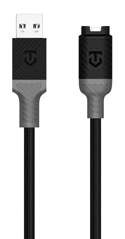 Nabíjecí kabel Tactical Recce 3:20 pro Garmin USB-A černý/šedý