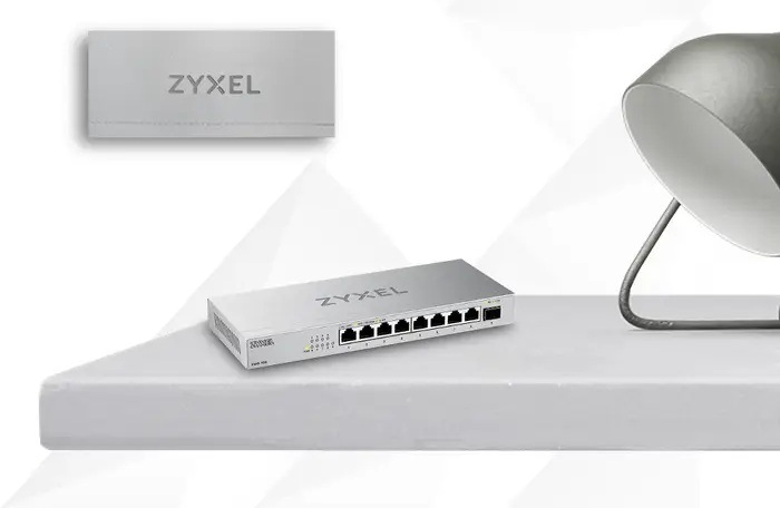 Switch ZyXEL XMG-108 stříbrný