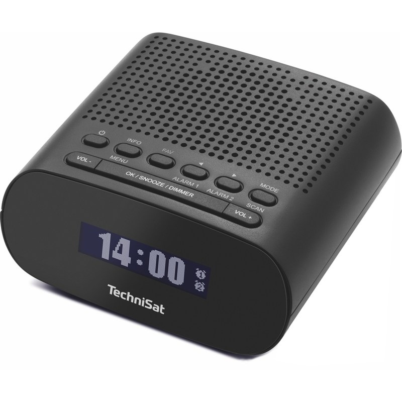 Radiobudík TechniSat s opakovaným buzením, uložení až 40 stanic