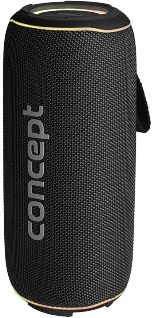 Přenosný reproduktor Concept SoundJoy BR5530 v černém provedení s LED osvětlením a poutkem