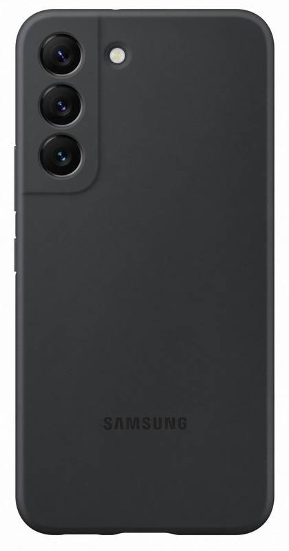 Kryt na mobil Samsung Silicone Cover na Galaxy S22 černý