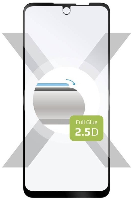 Tvrzené sklo FIXED Full-Cover na Motorola Moto G71 černé