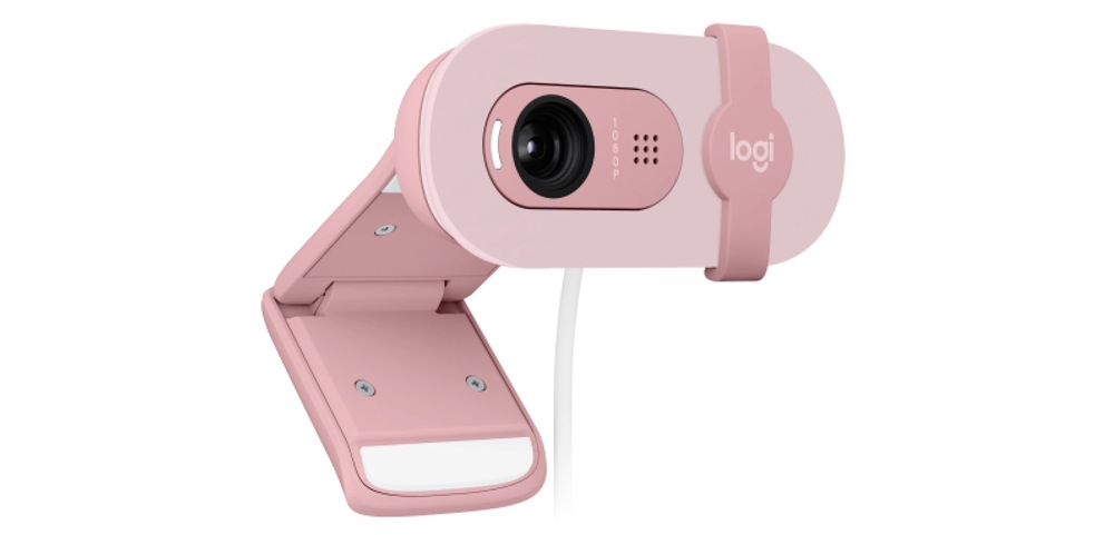 Webkamera Logitech Brio 100 Full HD růžová Webkamera Logitech Brio 100 Full HD růžová