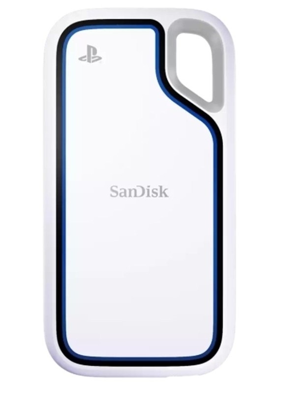 SSD externí SANDISK Extreme Portable 2TB, PlayStation 5, PC bílý