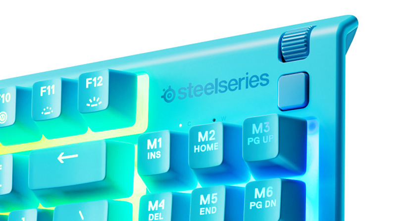 Klávesnice SteelSeries Apex 3 TKL US modrá