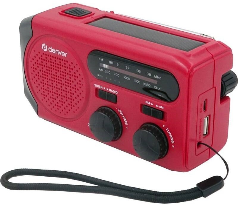 Radiopřijímač Denver SCR-2010MK2 červený