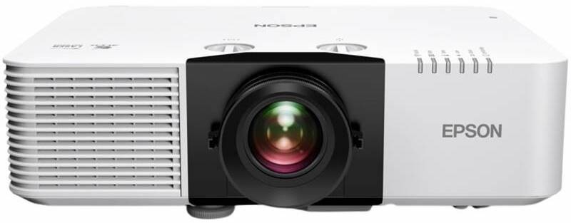Laserový projektor Epson EB-L690U v bílé barvě s technologií 3LCD a vysokým jasem 6 500 lumenů