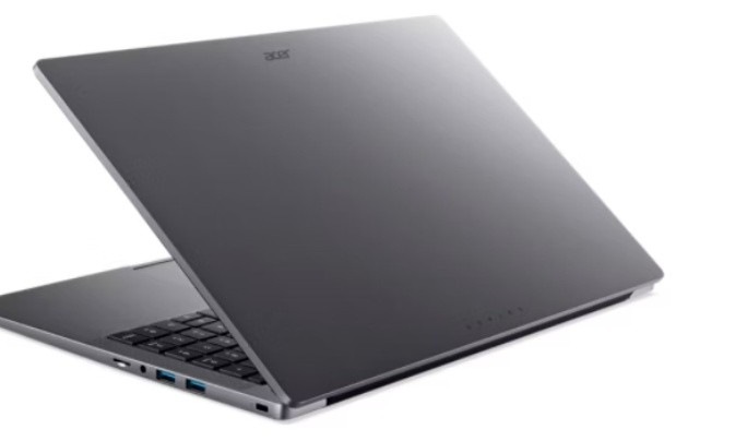 Pootevřený notebook Acer Aspire Lite 15 (AL15-32P-C044) zezaduz