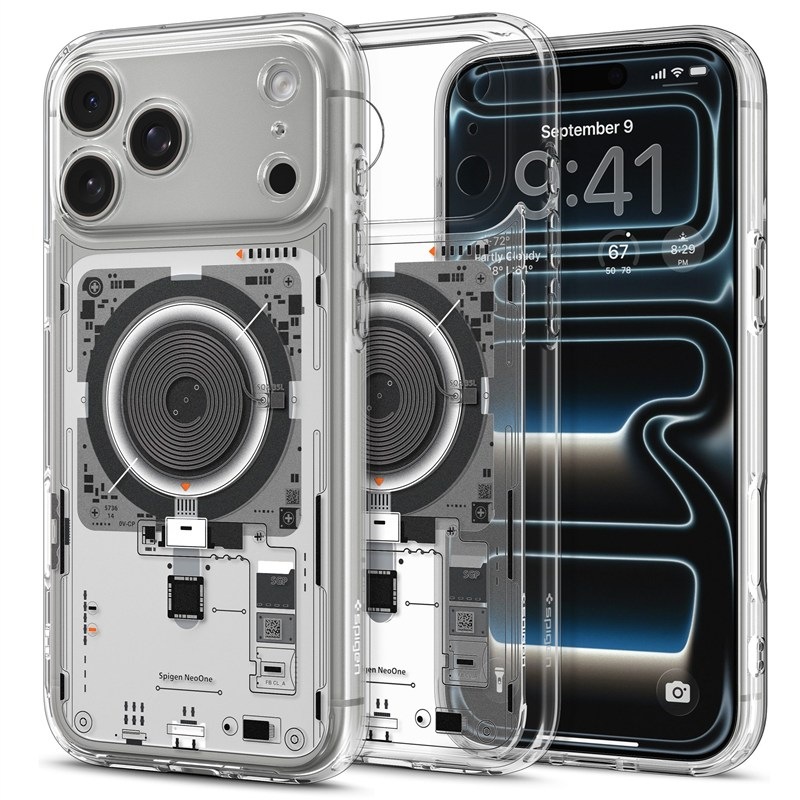 Kryt na mobil Spigen Ultra Hybrid MagSafe na iPhone 18 Pro Max/17 Pro Max průhledný