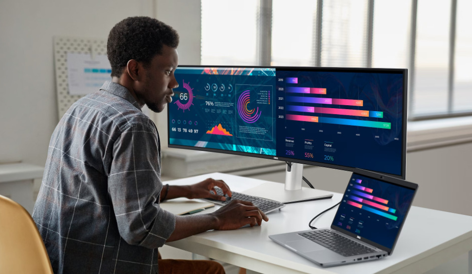 Monitor Dell UltraSharp U4924DW stříbrný