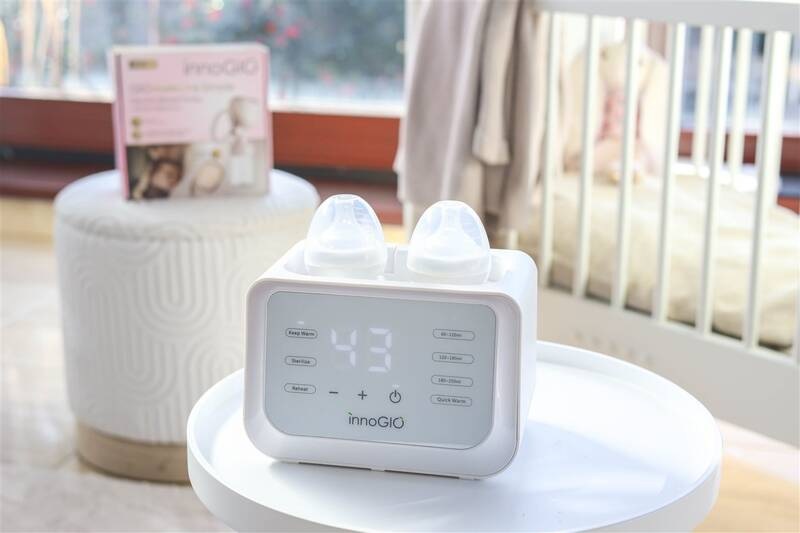 Ohřívač kojeneckých lahví InnoGIO GIOwarm Fast Duo bílý