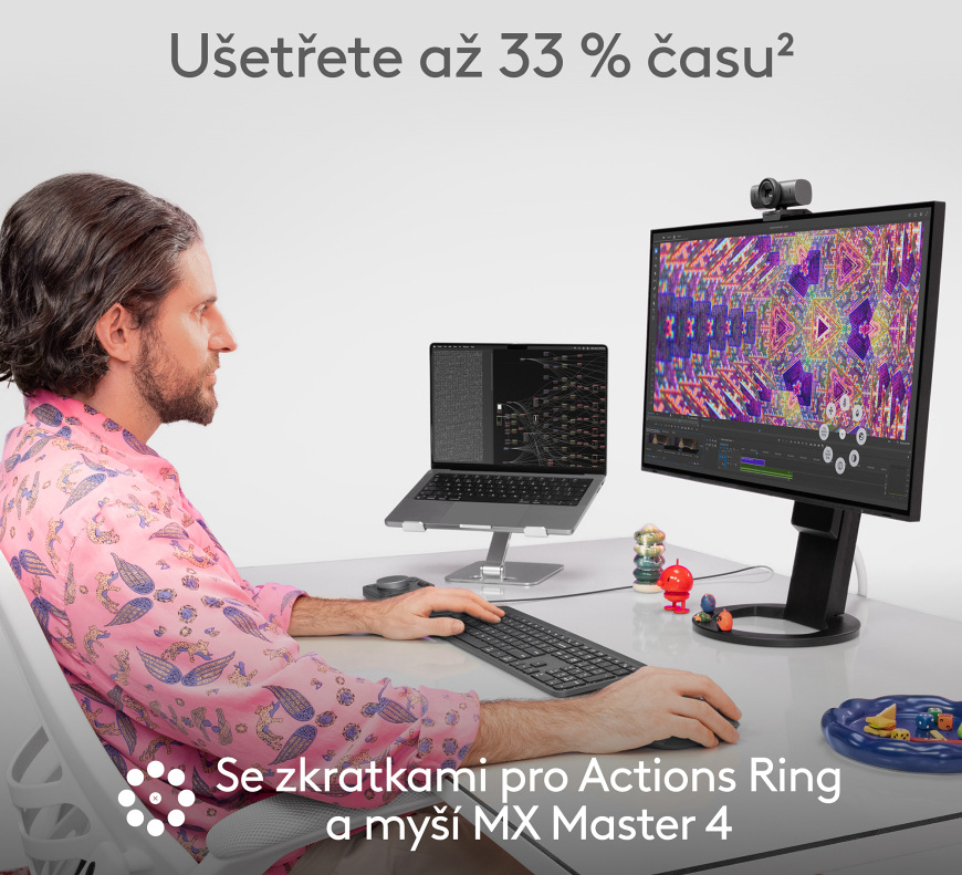 Myš Logitech MX Master 4 grafitová