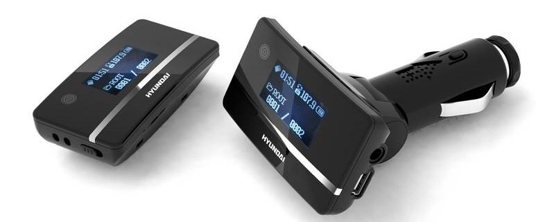 FM Transmitter Hyundai FMT 212 MP černý