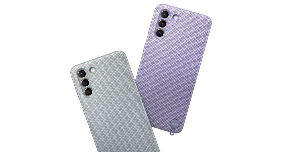 Kryt na mobil Samsung Kvadrat na Galaxy S21+ 5G fialový