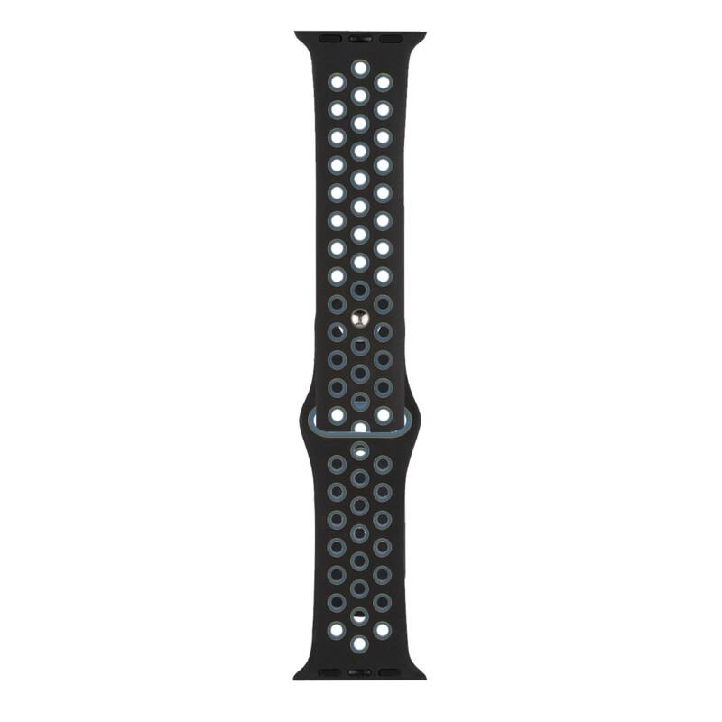 Řemínek RhinoTech na Apple Watch 42/44/45/49 mm černý/šedý Řemínek RhinoTech na Apple Watch 42/44/45/49 mm černý/šedý