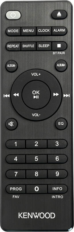 Mikrosystém KENWOOD M-725DAB černý/stříbrný KENWOOD M-725DAB-S