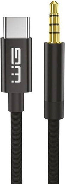 Kabel WG USB-C/ 3,5mm Jack, DAC chip, 1,5m černý WH 11653