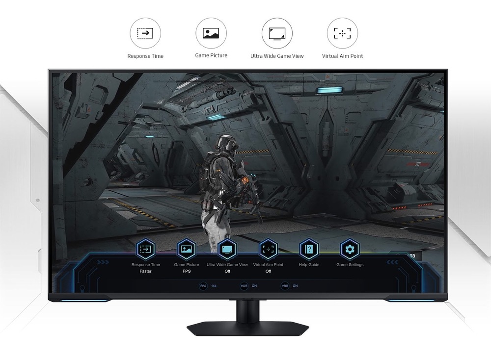 Herní monitor Samsung Odyssey Neo G70NC černý/bílý Samsung Odyssey Neo G70NC (LS43CG700NUXEN)