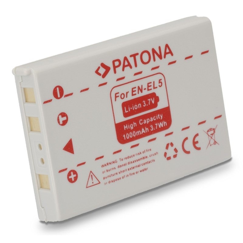 Baterie PATONA pro Nikon EN-EL5 1000mAh