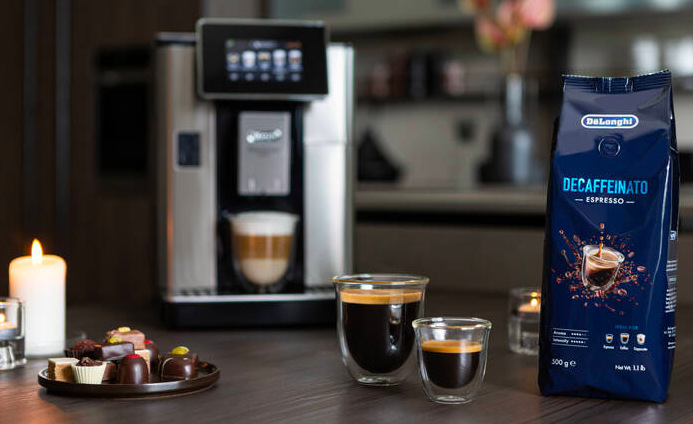 Káva zrnková De'Longhi Decaffeinato 250 g