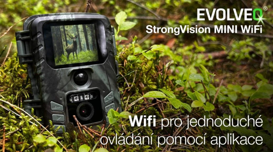 Fotopast Evolveo StrongVision MINI Wi-Fi maskáčová EVOLVEO StrongVision MINI Wi-Fi