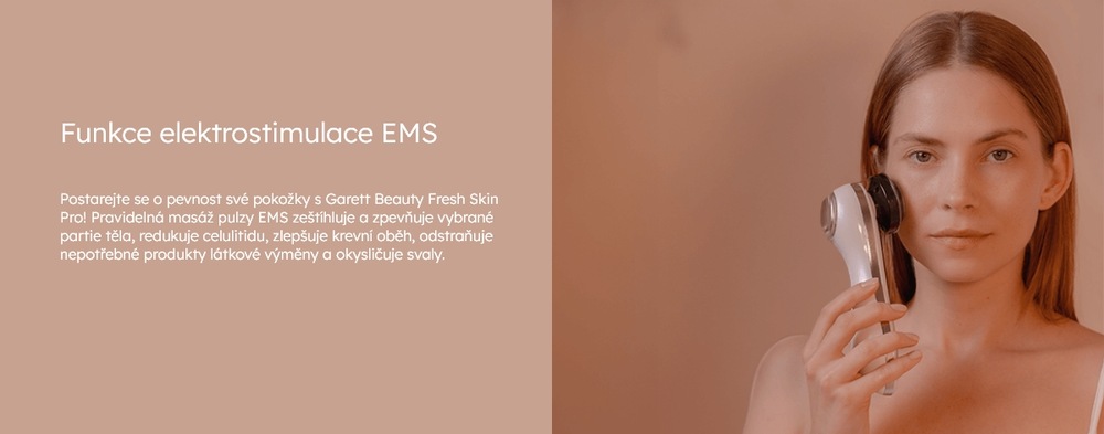 Přístroj na péči o pleť Garett Beauty Fresh Skin Pro white bílý