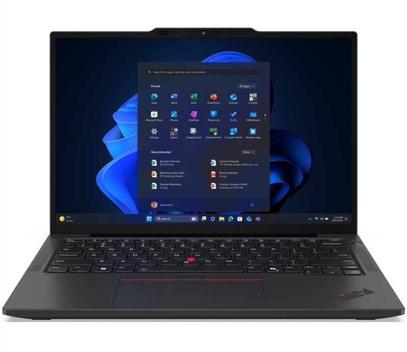 Lenovo ThinkPad X13 Gen 6 Intel Core U7-255U, černá barva.