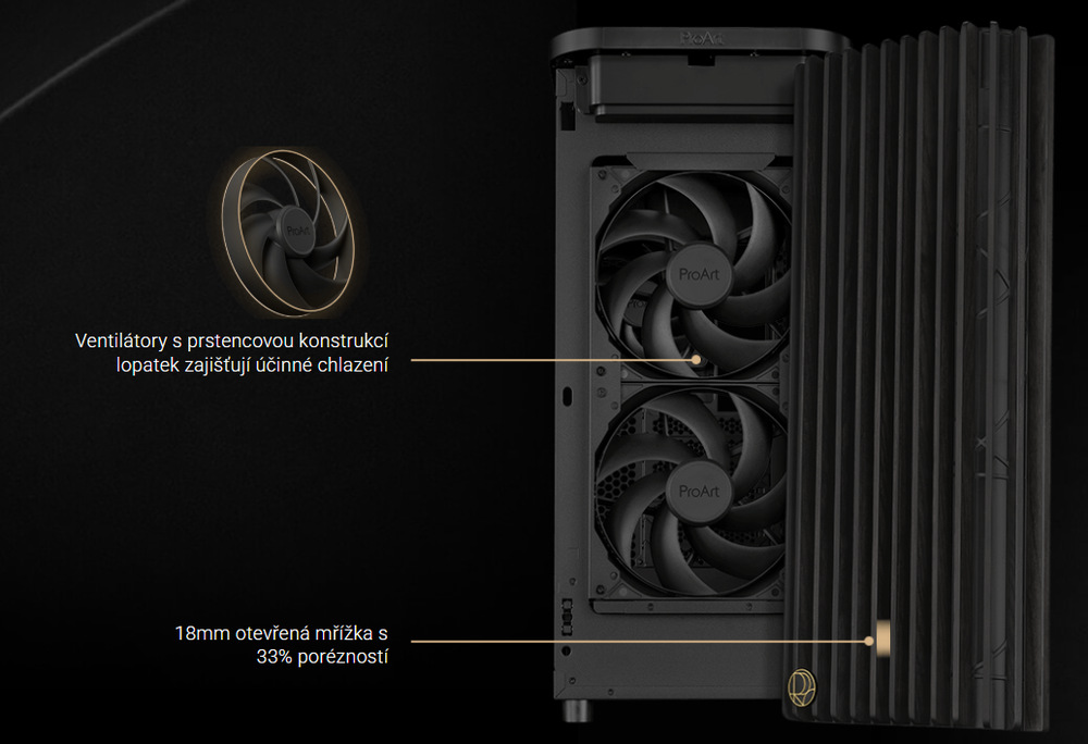 Asus Proart PA401 sází na optimalizované chlazení