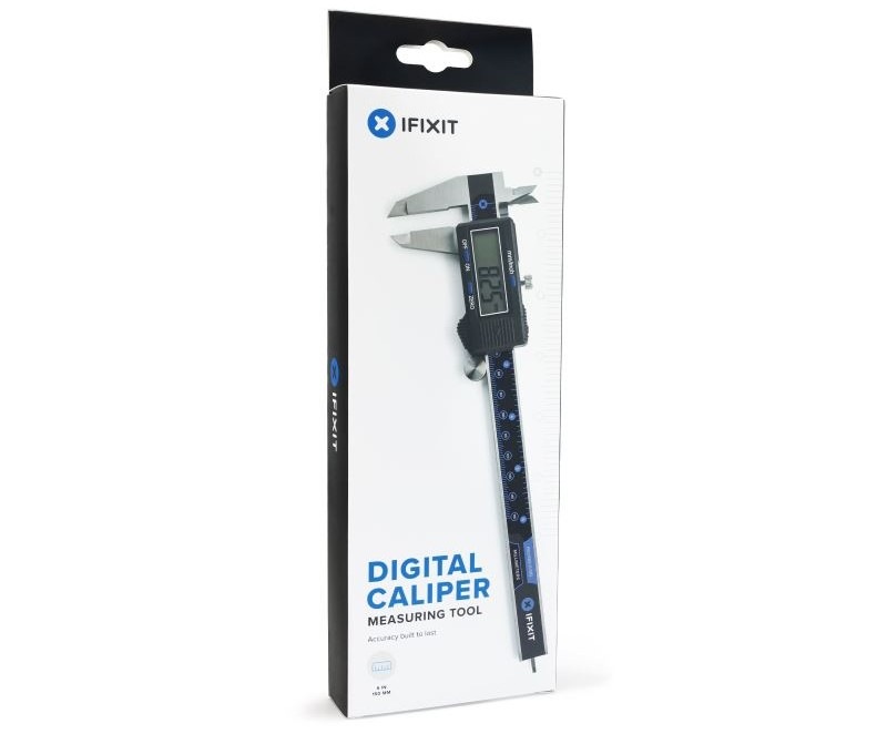 Posuvné měřidlo iFixit IF0102 je vybaveno digitálním displejem
