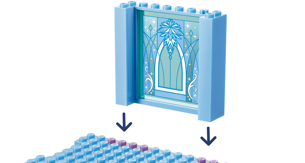 Stavebnice LEGO® │ Disney Ledové království 43281 Elsin ledový palác a jízda na sněhu Sedm postav a množství doplňků umožní dětem pokaždé vytvořit nové situace a rozvíjet kreativitu.