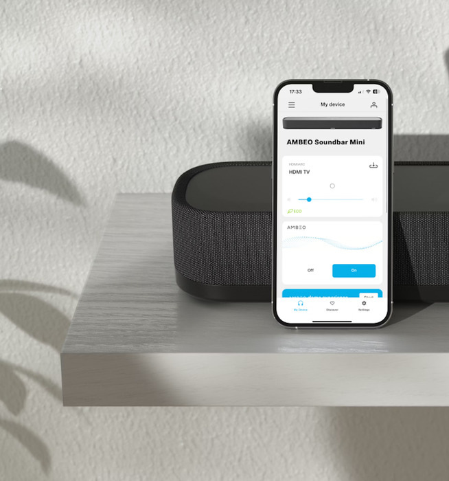 Soundbar Sennheiser AMBEO Soundbar Mini černý Sennheiser AMBEO Soundbar Mini