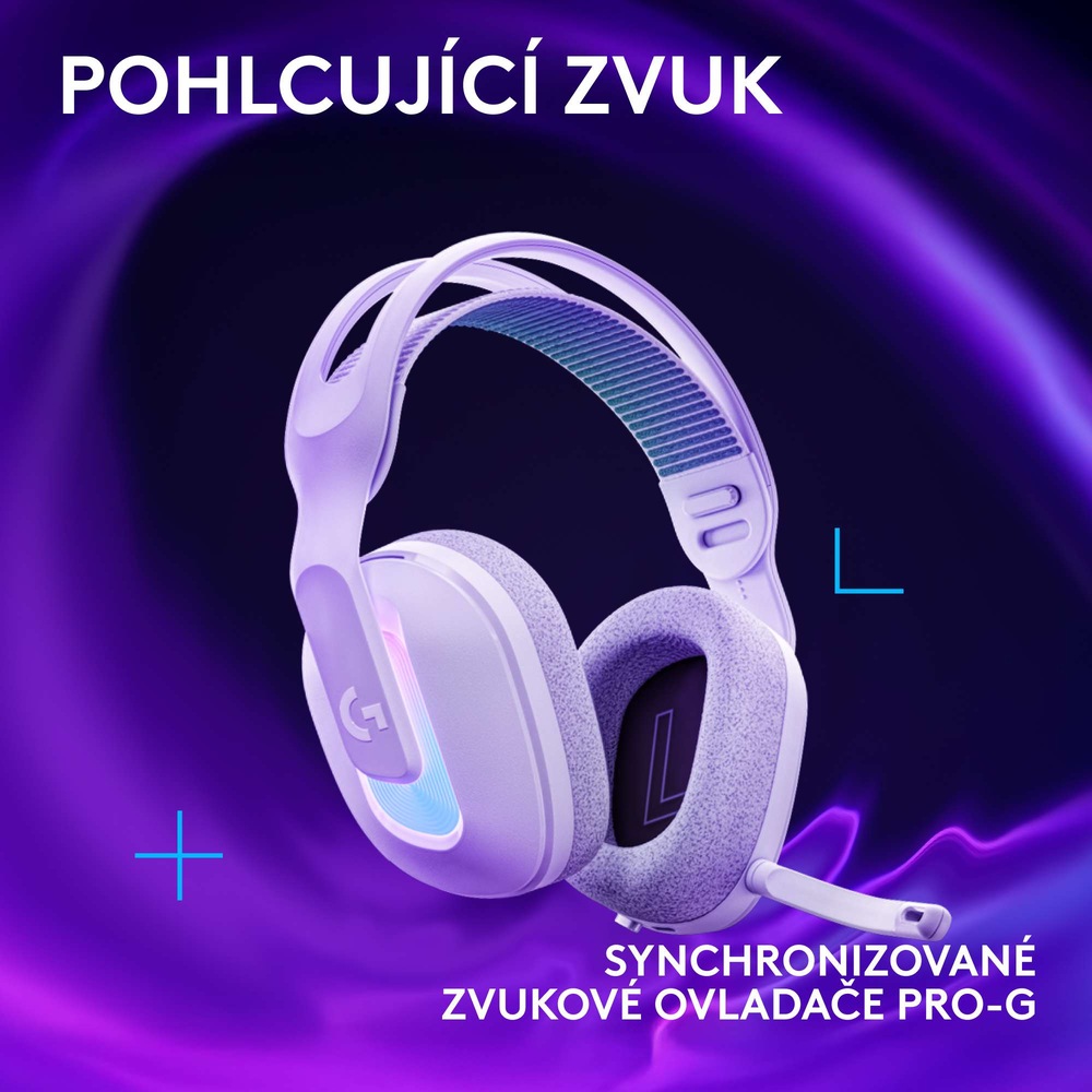 Headset Logitech Gaming G522 Lightspeed bílý