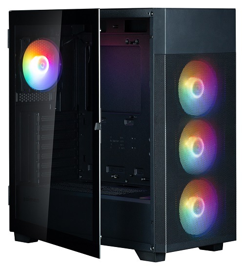Detail PC skříně Zalman S5 Neo ze strany