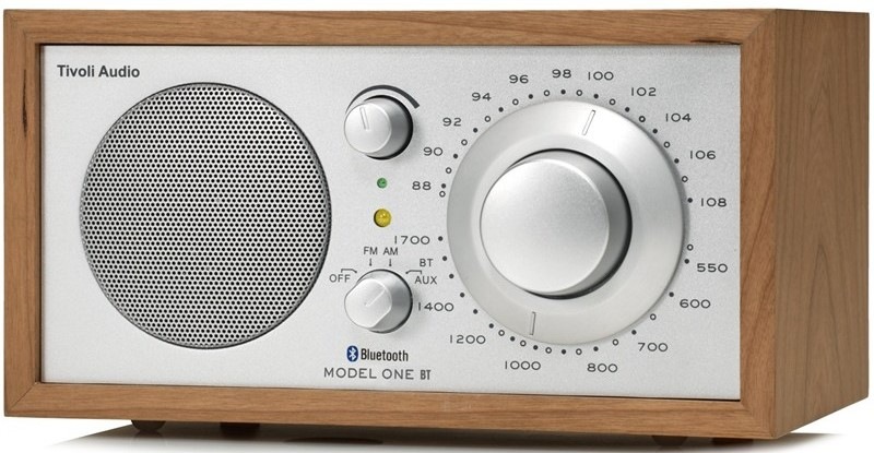 Radiopřijímač Tivoli Audio Model One BT stříbrný/hnědý