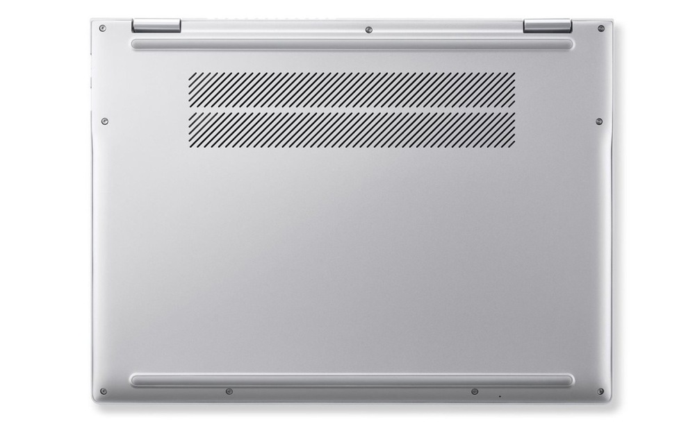 Notebook Acer Chromebook Plus Spin 514 (CP514-5HN-K65H) stříbrný Notebook Acer Chromebook Plus Spin 514 (CP514-5HN-K65H) zespodu