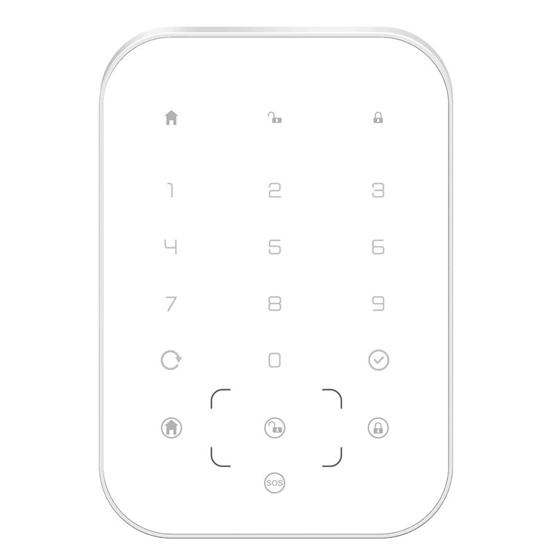 Klávesnice k alarmům iGET SECURITY MP13, s RFID čtečkou bílá
