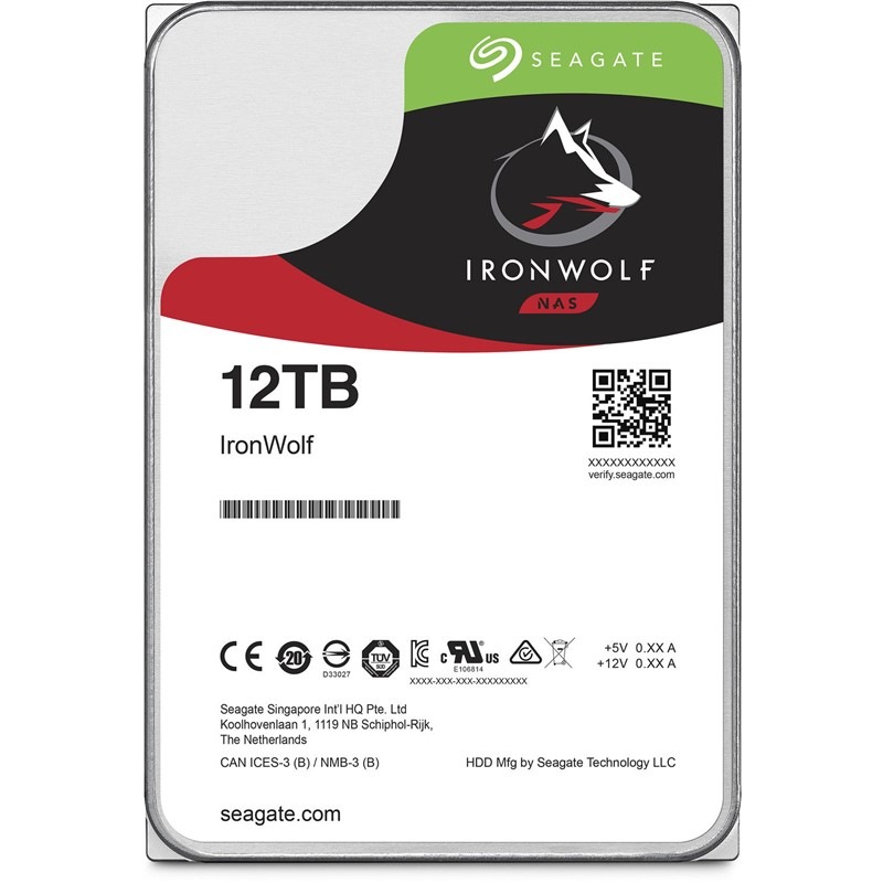 Pevný disk 3,5" Seagate IronWolf 12TB