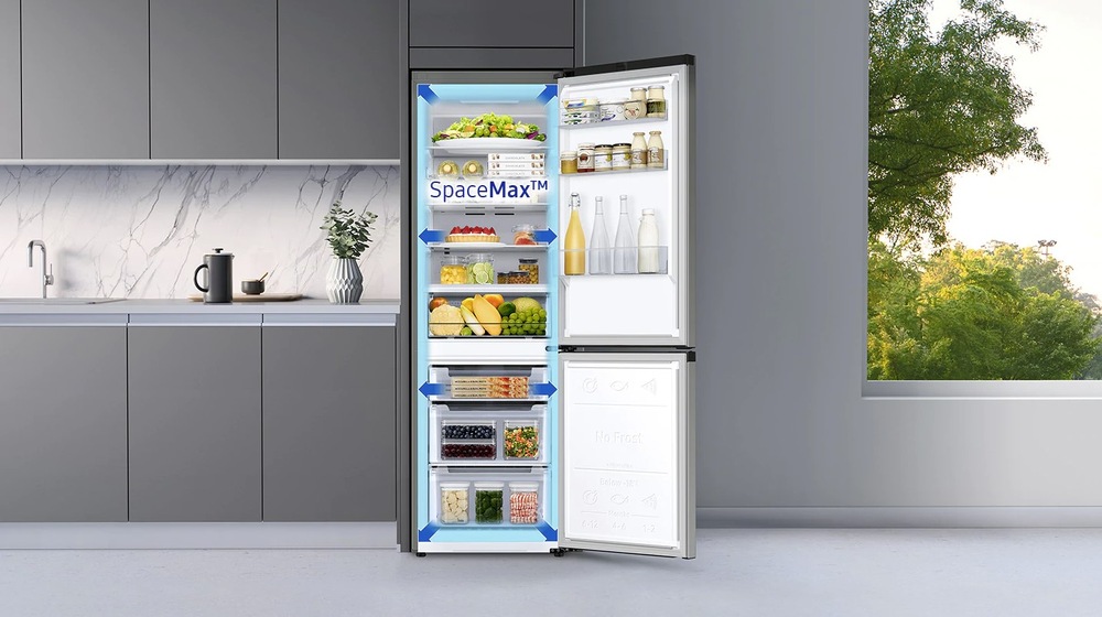 Chladnička s mrazničkou Samsung RB38T600DSA/EF stříbrná Chladnička s mrazničkou Samsung RB38T600DSA/EF stříbrná