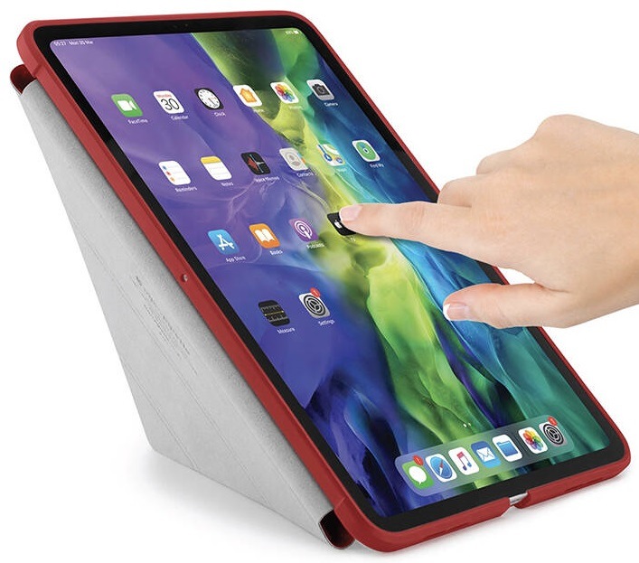 Pouzdro na tablet Pipetto Origami na Apple iPad Air 10.9"(2020) červené