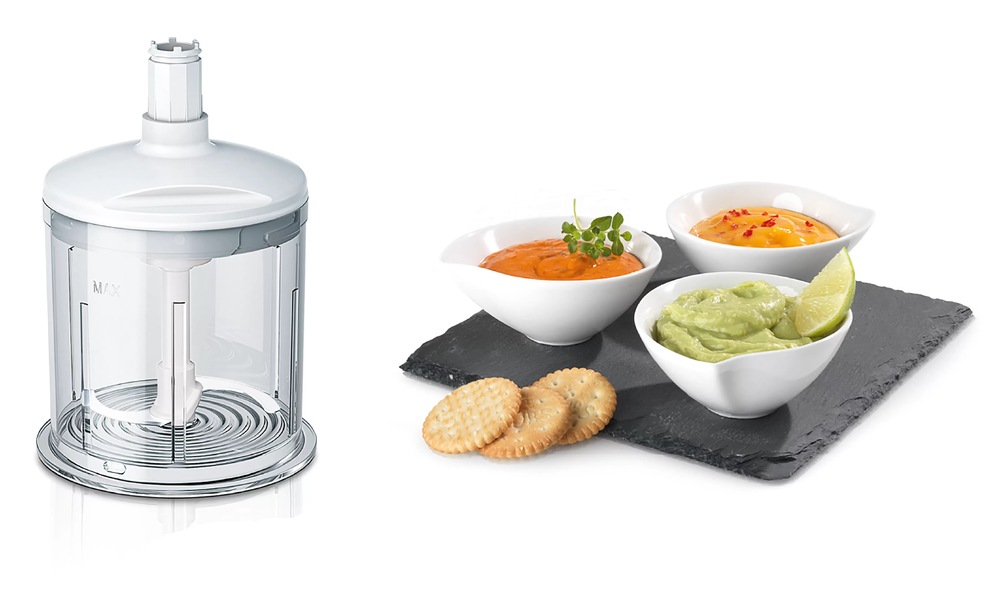 Ruční šlehač Bosch MFQ4080 stříbrný/bílý