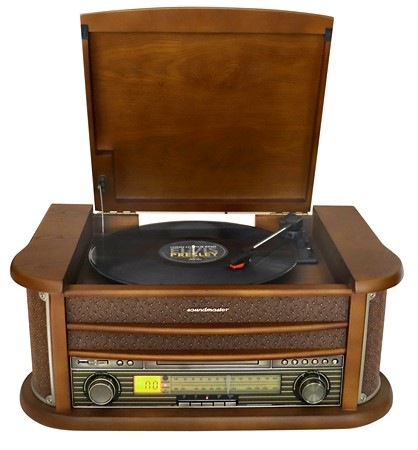 Gramofon Soundmaster NR560 hnědý