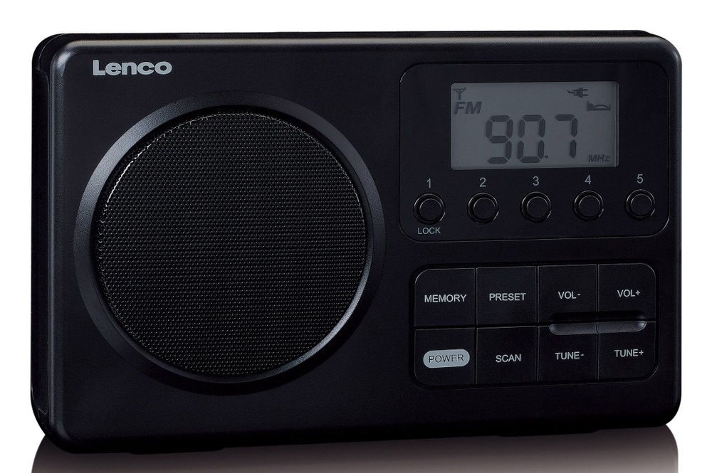 Radiopřijímač Lenco MPR-035 černý