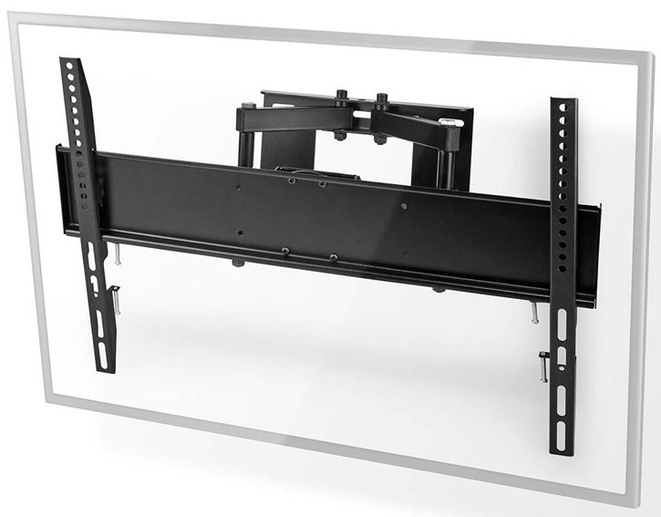 Držák TV Nedis Full Motion nástěnný polohovatelný, pro úhlopříčku 37 - 80 ", nosnost 35 kg - černý