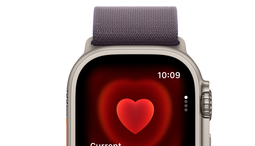 Chytré hodinky Apple Watch Ultra 2 GPS + Cellular 49mm pouzdro z černého titanu - tmavě zelený alpský tah - M