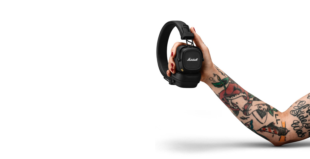 Sluchátka Marshall Major IV Bluetooth černá