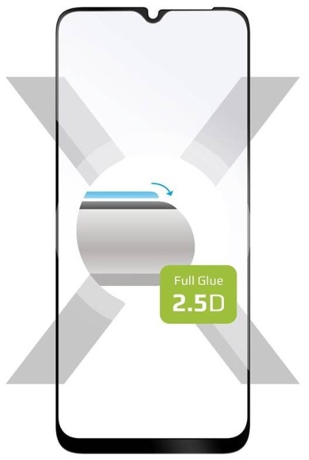 Tvrzené sklo FIXED Full-Cover na Samsung Galaxy A22 5G černé