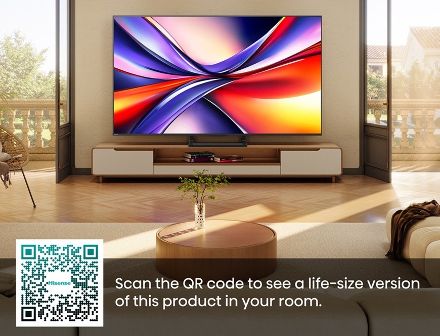 Televize Hisense 65A7Q, v domácnosti