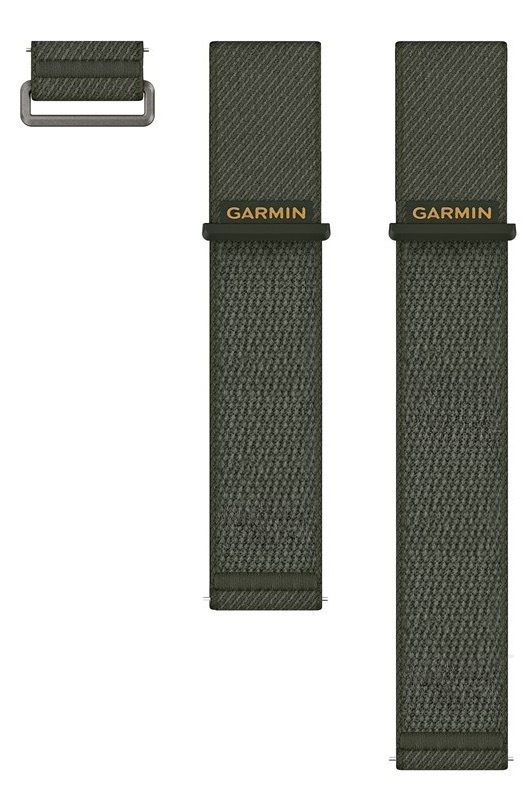 Řemínek Garmin Quick release (24 mm) pro Garmin Venu X1, nylon, zelená barva