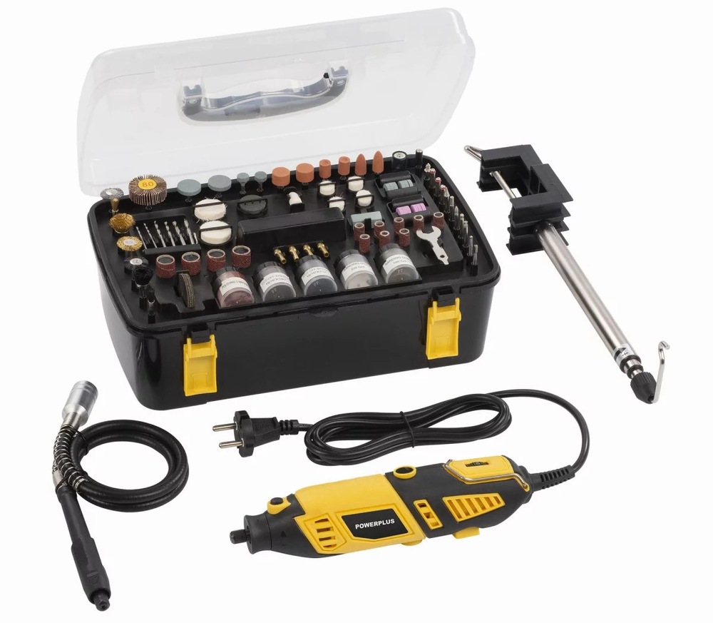 Přímá bruska POWERPLUS POWX1326 (226 ks) Přímá bruska Powerplus POWX1326 umožňuje aretaci vřetene