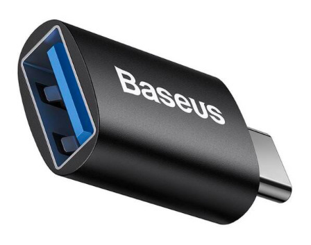 Redukce Baseus USB-C/USB-A 3.1, OTG černá